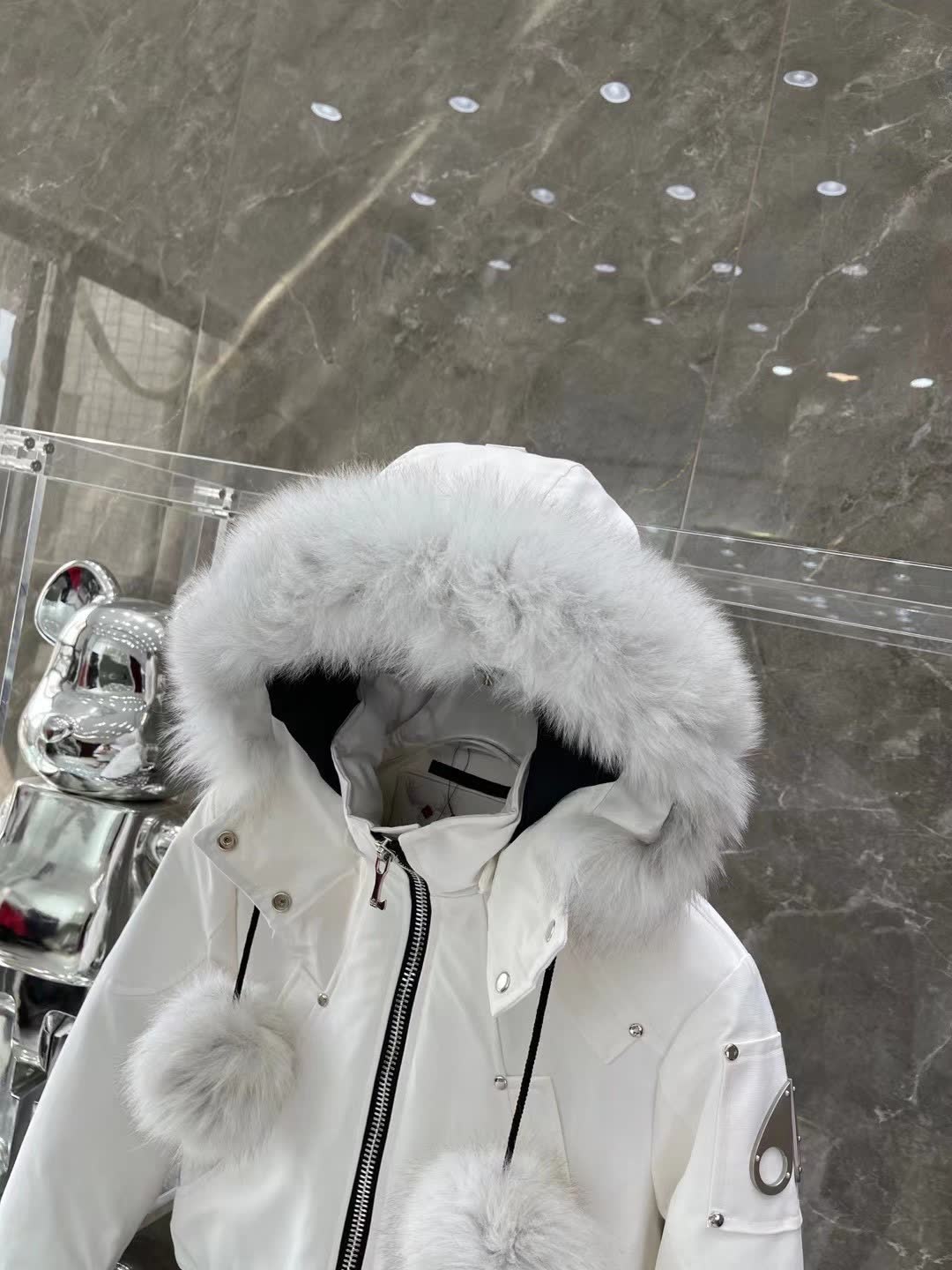 Moose Knuckles Fur Trim Bomber Jacket Moose Knuckles Fur Trim Bomber Jacket